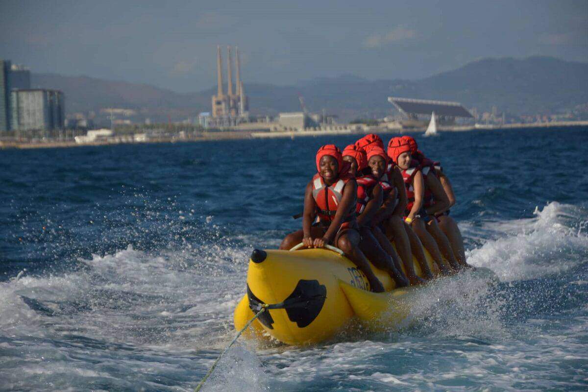 BDA Sailing Experience Banana boat Barcelona