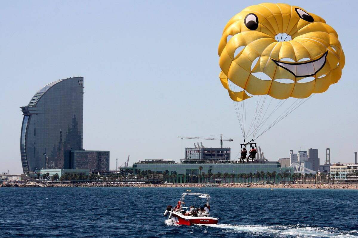 BDA Sailing Experience Parasailing Barcelona