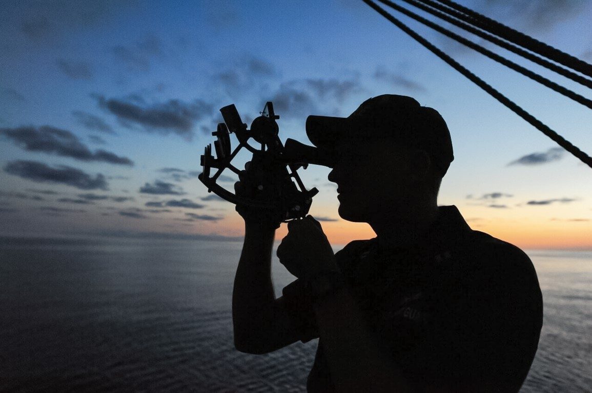 Astronomical navigation course with sextant, astronomical navigation workshop on sailing boat in Barcelona