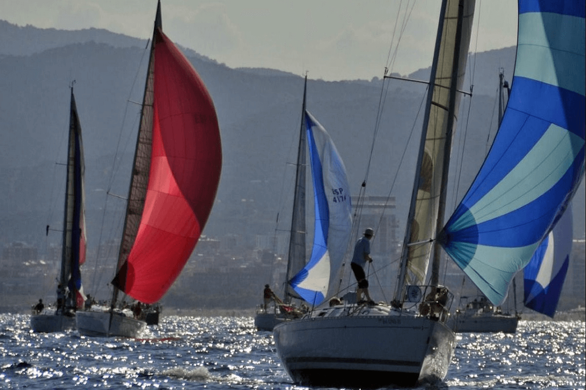 Regata d'Ophiusa. Regates d'altura des de Barcelona.