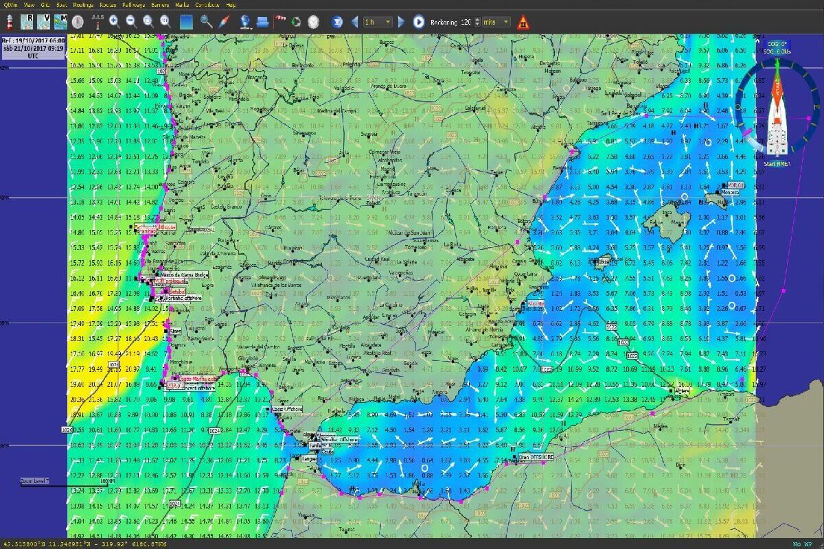 Workshop on route optimisation in offshore regattas, course on meteorology and route optimisation in offshore sailing