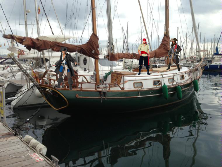 Barco pirata en Barcelona, excursiones y fiestas infantiles en barco pirata