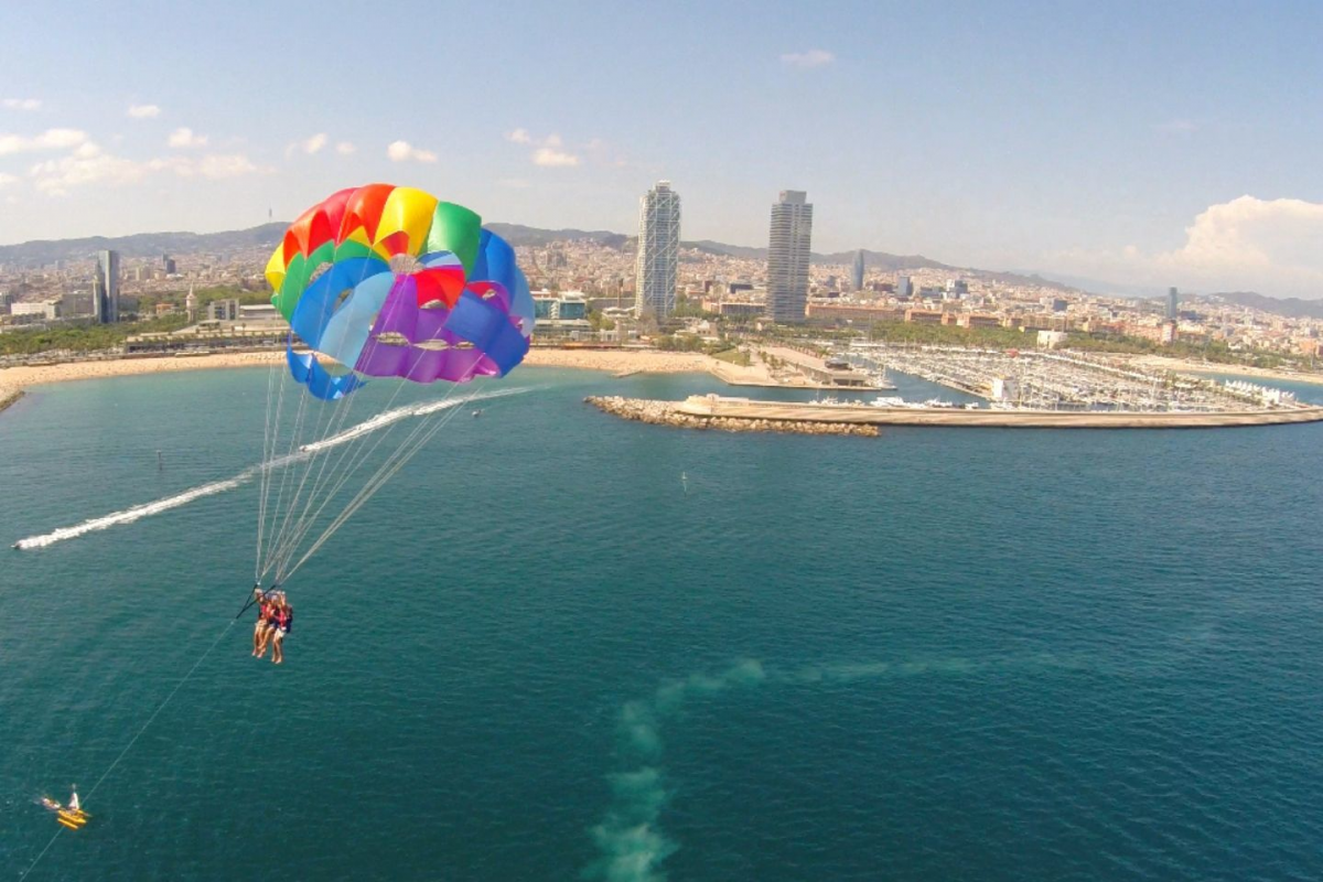 Experiencia Sky Aqua Venture en Barcelona. Experiencia de aventura en Barcelona